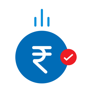 Easy short-term investment with attractive returns icon