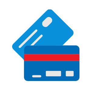 Classic debit card icon