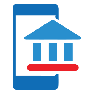 Mobile banking icon