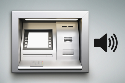 Talking ATMs