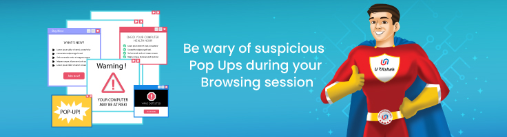 Scareware pop-up threat image